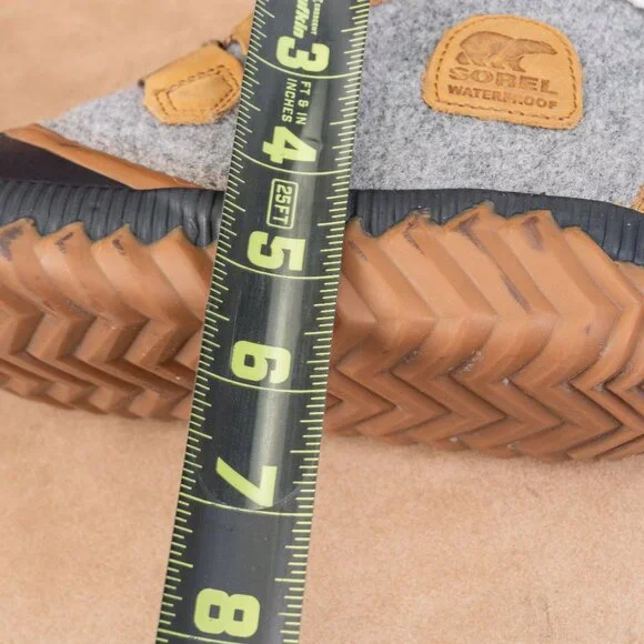 Sorel Women Out N Bout Plus Waterproof Lace-up Faux Fur lined Ankle Boots sz 7 - Picture 6 of 8